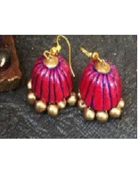 Handpainted Terracotta Jewellery – Ear rings